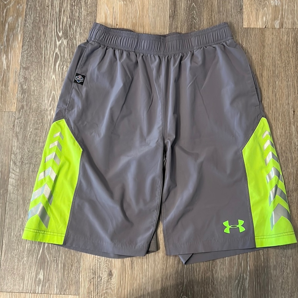 Mens Under Armour NFL Combine Athletic Shorts